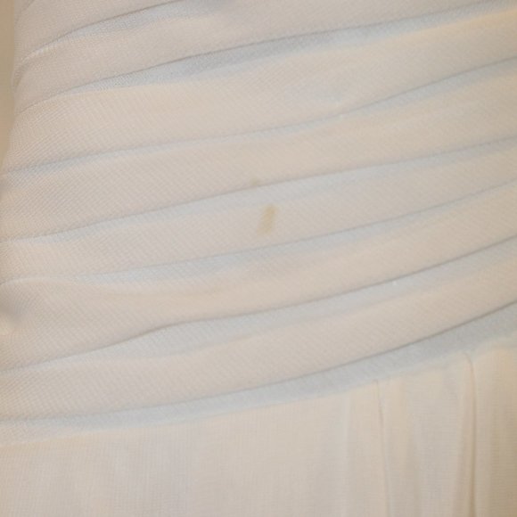 Blondie Nites White & Gold Strapless Dress - Picture 5 of 5